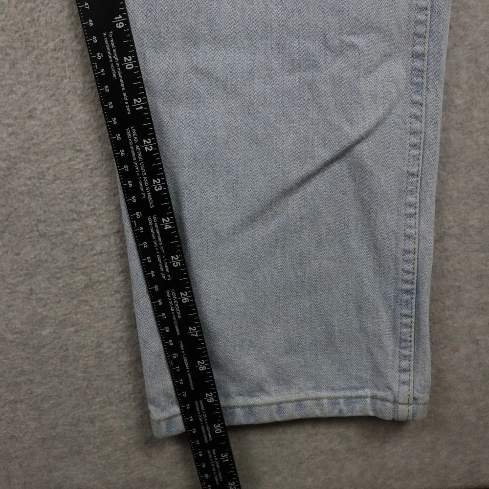 Wrangler Jeans Mens 36x30 13MWZ Cowboy Cut Original Fit Western Denim Light Blue